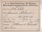 Etiketten zu Granat (NHMW-MIN-Ah266)